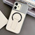 iPhone 17 Skin-Feel TPU Hybrid PC Magnetic Phone Case with Kickstand - Grey