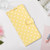 iPhone 17 Small Dots Pattern Vegan Leather Phone Case - Yellow