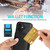 iPhone 17 Solid Color Card Slots Bracket PU Phone Case - Black