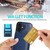 iPhone 17 Solid Color Card Slots Bracket PU Phone Case - Blue