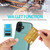 iPhone 17 Solid Color Card Slots Bracket PU Phone Case - Mint Green