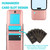 iPhone 17 Solid Color Card Slots Bracket PU Phone Case - Rose Gold