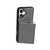 iPhone 17 Solid Color Metal Buckle Card Slots Bag Phone Case - Grey