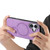 iPhone 17 Solid Color Retro Magsafe PU Back Cover Phone Case - Purple
