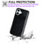 iPhone 17 Solid Color Zipper 11-Card Slots Bag Phone Case with Lanyard - Black