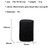 iPhone 17 Solid Color Zipper 11-Card Slots Bag Phone Case with Lanyard - Black