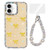 iPhone 17 Sparkling IMD Colorful Bow Phone Case with Bracelet - Glitter Light Yellow