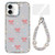 iPhone 17 Sparkling IMD Colorful Bow Phone Case with Bracelet - Glitter Transparent