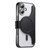 iPhone 17 Splitable Electroplated MagSafe RFID Anti-theft Leather Phone Case with Lens Film - Black