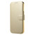 iPhone 17 Splitable Electroplated MagSafe RFID Anti-theft Leather Phone Case with Lens Film - Gold