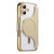 iPhone 17 Splitable Electroplated MagSafe RFID Anti-theft Leather Phone Case with Lens Film - Gold