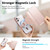 iPhone 17 Splitable Electroplated MagSafe RFID Anti-theft Leather Phone Case with Lens Film - Rose Gold