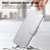 iPhone 17 Splitable Electroplated MagSafe RFID Anti-theft Leather Phone Case with Lens Film - Silver
