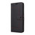 iPhone 17 Stitched Magnetic Buckle Leather Phone Case - Black