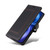 iPhone 17 Stitched Magnetic Buckle Leather Phone Case - Black