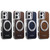 iPhone 17 Suteni G6 Crazy Horse Texture Electroplated 360 Rotation Holder Magnetic Phone Case - Black