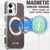 iPhone 17 Suteni G6 Denim Pattern Electroplated 360 Rotation Holder Magnetic Phone Case - Brown