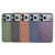 iPhone 17 Tech Textured Hollow MagSafe PC Phone Case, No AI Camera Button - Green