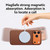 iPhone 17 Tech Textured Hollow MagSafe PC Phone Case, No AI Camera Button - Purple