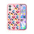 iPhone 17 Transparent Crystal Red Heart Pattern Phone Case - Pink