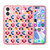 iPhone 17 Transparent Crystal Red Heart Pattern Phone Case - Pink