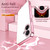 iPhone 17 Transparent Plating Fine Hole Phone Case - Pink