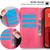 iPhone 17 Tree & Deer Embossed Leather Phone Case - Pink