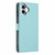 iPhone 17 Tree Cat Embossed Flip Vegan Leather Phone Case - Light Green