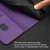 iPhone 17 Tulips Butterfly Pattern Magnetic Vegan Leather Phone Case - Dark Purple