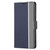 iPhone 17 Twill Texture Side Button Leather Phone Case - Blue