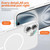 iPhone 17 Two-colors Imitation Original Magsafe PC Hybrid TPU Phone Case - Transparent White
