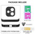 iPhone 17 Ultra-thin Frameless Titanium Alloy Four Corner Shockproof Phone Case - Black