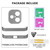 iPhone 17 Ultra-thin Frameless Titanium Alloy Four Corner Shockproof Phone Case - Titanium Gray