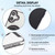 iPhone 17 Ultra-thin Magnetic Plating Vegan Leather Phone Case - Black