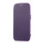 iPhone 17 Ultra-thin Rotation Holder Magnetic Plating Vegan Leather Phone Case - Purple