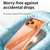 iPhone 17 Vacuum-Sealed Transparent Airbag Magnetic Acrylic Phone Case - Pink
