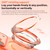 iPhone 17 Vegan Leather Magnetic Phone Case with 360 Degrees Rotating Stand - Orange