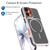iPhone 17 Vibrant Dual-color TPU + Acrylic Magnetic Phone Case - Black
