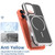 iPhone 17 Vibrant Dual-color TPU + Acrylic Magnetic Phone Case - Black