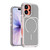 iPhone 17 Vibrant Dual-color TPU + Acrylic Magnetic Phone Case - Gray
