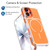 iPhone 17 Vibrant Dual-color TPU + Acrylic Magnetic Phone Case - Orange