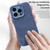 iPhone 17 VIETAO Retro Denim Texture PU Leather MagSafe Phone Case - Dark Purple