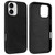 iPhone 17 VIETAO Suede MagSafe PU Leather Phone Case - Black