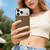 iPhone 17 VIETAO Suede MagSafe PU Leather Phone Case - Dark Brown