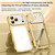 iPhone 17 Wave Twisting Star Diamond Shockproof Electroplate TPU Phone Case - Gold