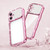 iPhone 17 Wave Twisting Star Diamond Shockproof Electroplate TPU Phone Case - Pink