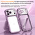 iPhone 17 Wave Twisting Star Diamond Shockproof Electroplate TPU Phone Case - Purple