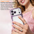iPhone 17 Wave Twisting Star Diamond Shockproof Electroplate TPU Phone Case - Purple
