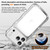 iPhone 17 Wave Twisting Star Diamond Shockproof Electroplate TPU Phone Case - Silver
