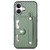 iPhone 17 Wristband Kickstand Card Wallet Back Phone Case with Tool Knife - Green